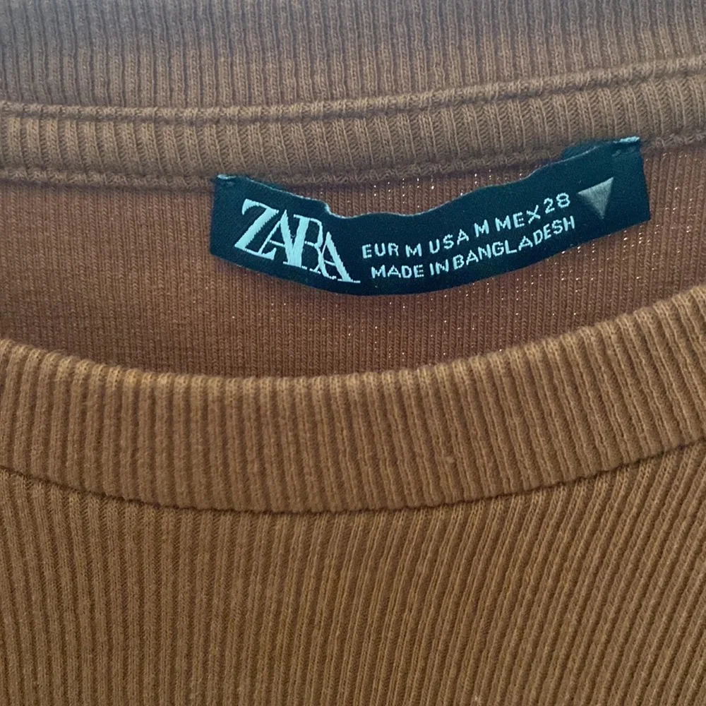 Zara Rust Ruched Dress - Picture 3 of 5
